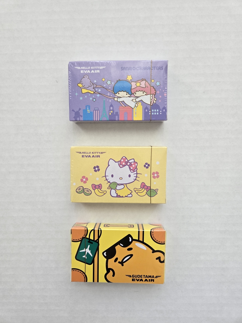 Eva Airlines Sanrio Playing Cards Collectible Set - NEW
